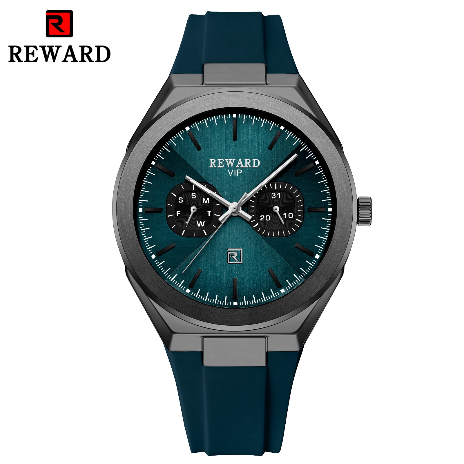 Luxury Watch Magazine - REWARD 932106M Relógio Masculino de Silicone
