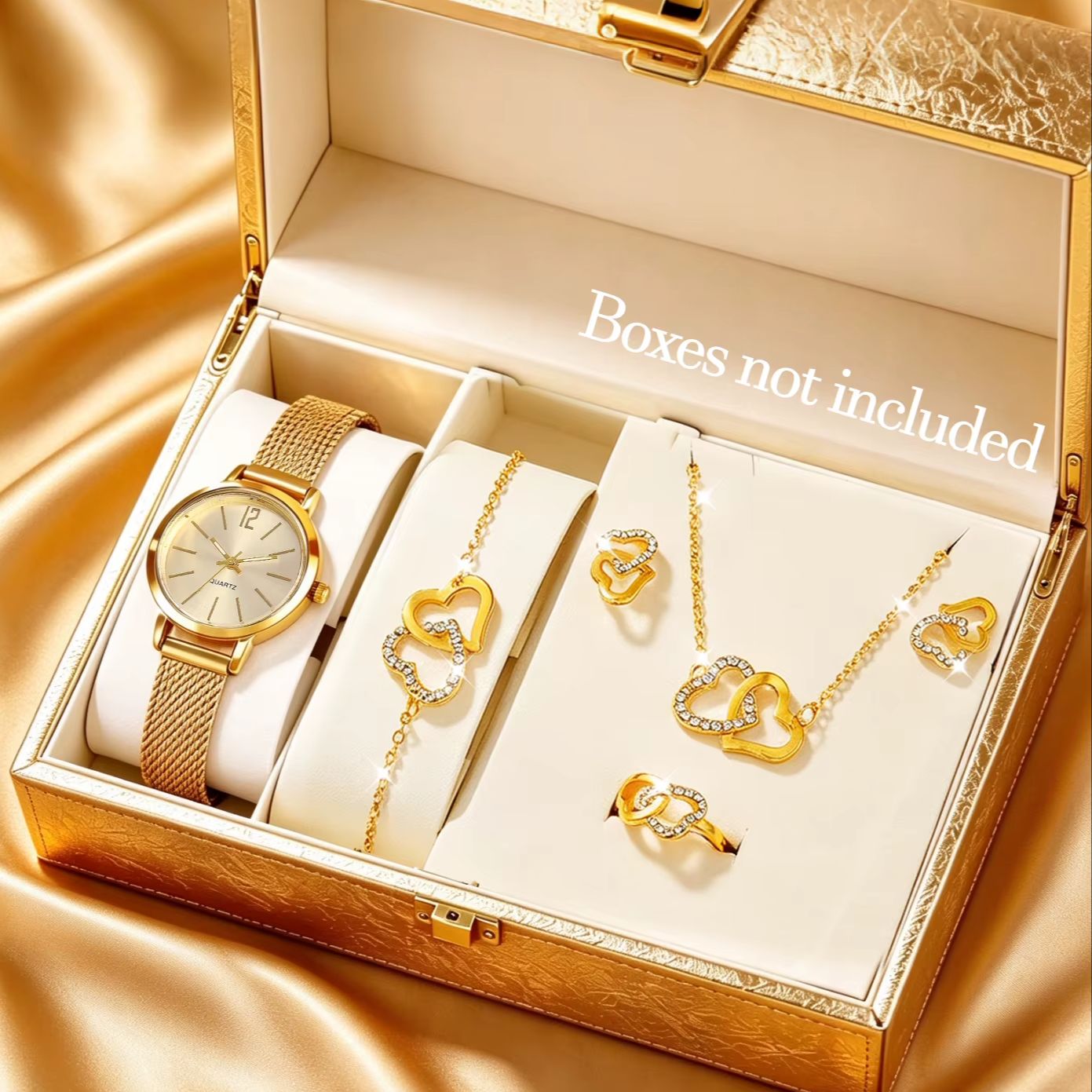 Conjunto de 6 peças de relógio - Luxury Watch Gift For Her avaliação e preço