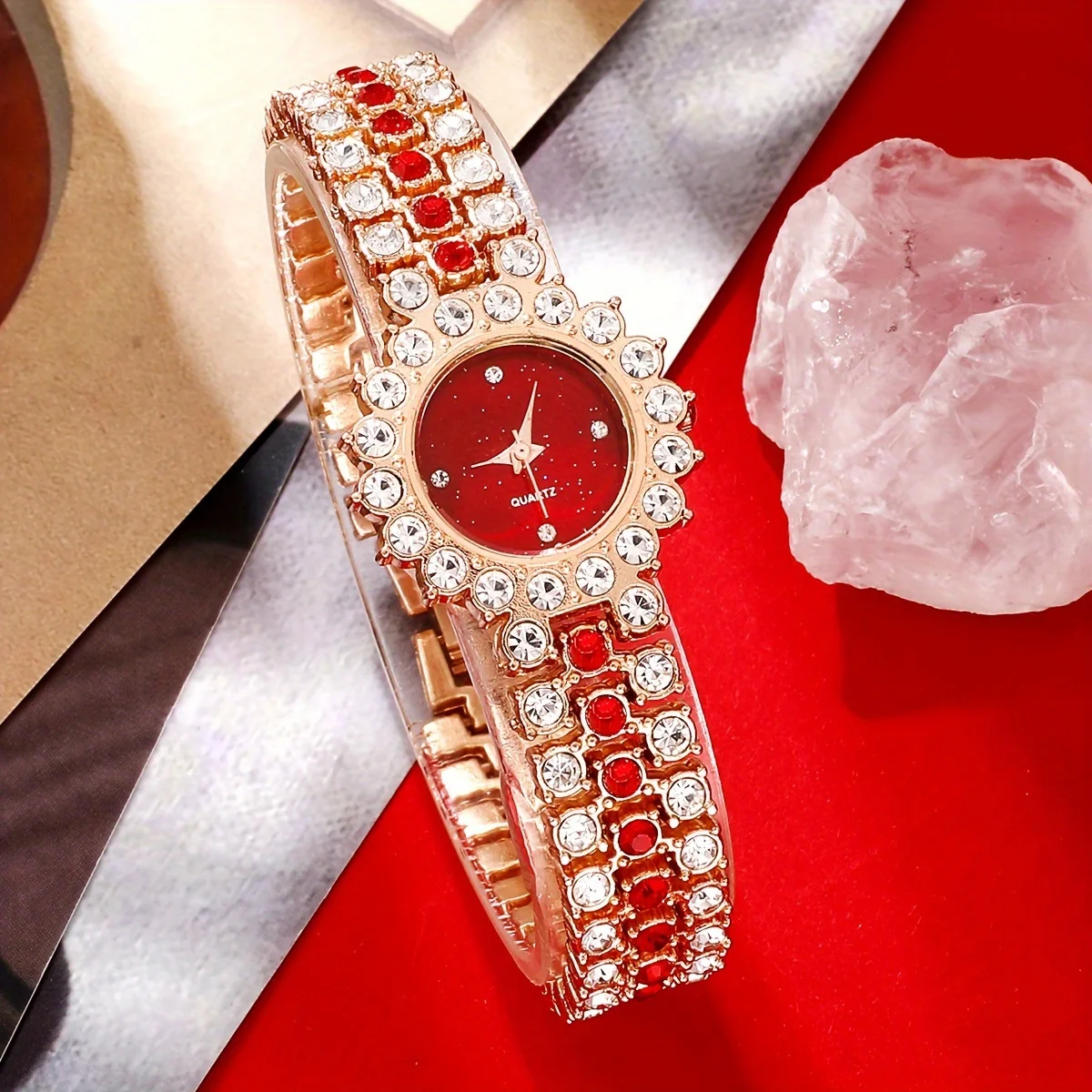 2 pçs/set relógio feminino lux - Luxury Watch Gift For Her avaliação e preço