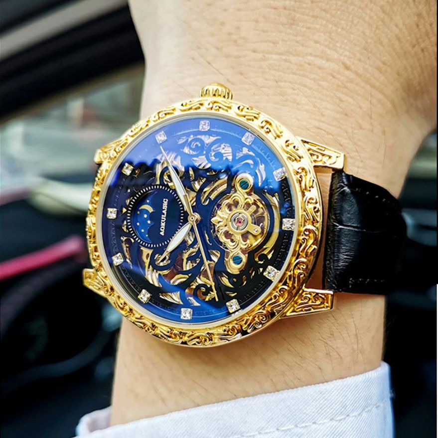 Aokulasic retro iced out esque - Luxury Watch Iceberg avaliação e preço
