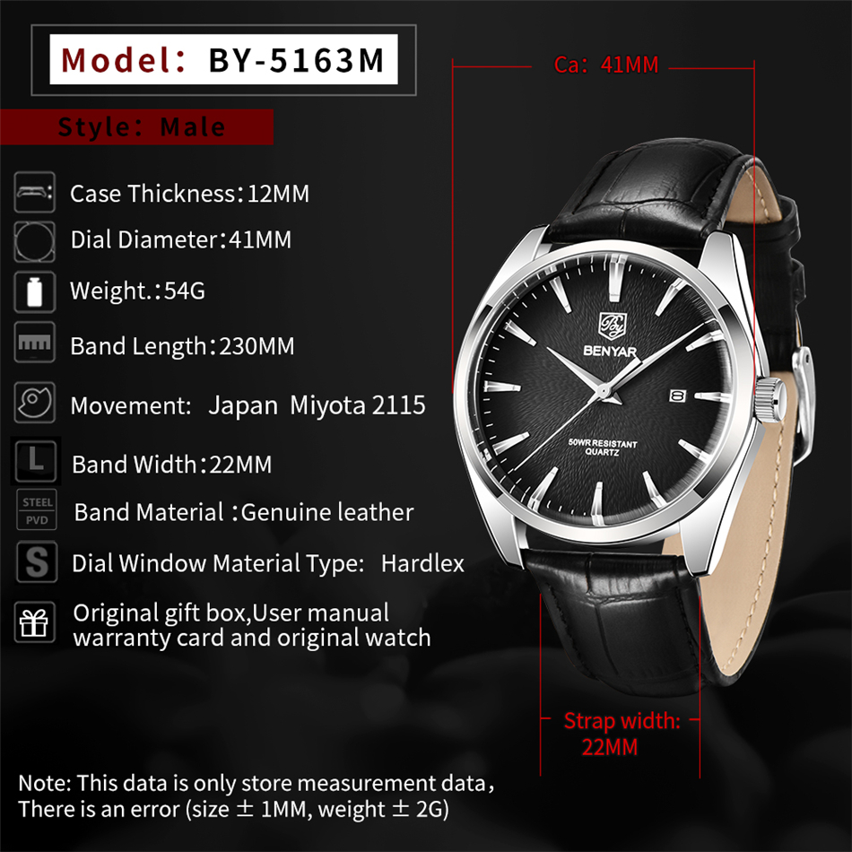 Benyar 5163 marca superior de  - Luxury Watch Magazine avaliação e preço