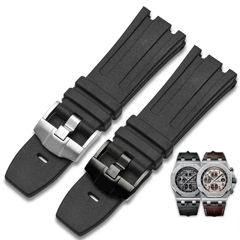 Pulseira de relógio de borrach - Audemars Piguet Watch Royal Oak avaliação e preço