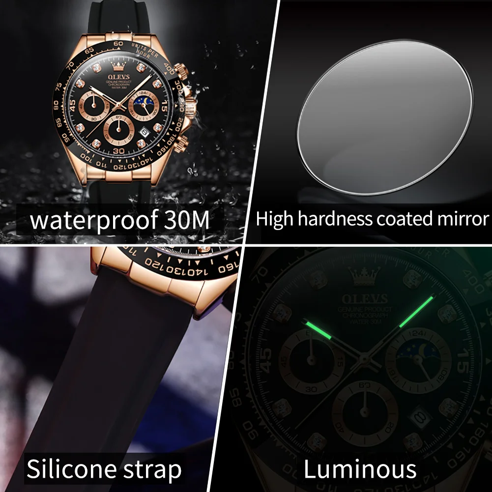 Relógios Masculinos OLEVS 2875 - Luxury Watch Maker avaliação e preço